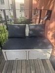 Loungesoffa inkl dynor