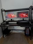 Gaming dator + 2 skärmar