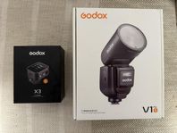 NY | Godox V1 PRO S + X3 Trigger – Oanvänt i förpackning