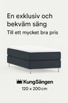 KungSängen säng 120×200 – Anouk A.Petrol (S23 E16-RM) 