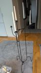 ljusstake svart metall