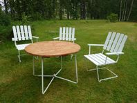 Bord och 3 stolar Grängesberg 