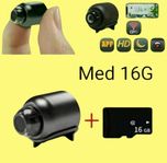 Ny HD 1080P Wifi kamera+16G minneskort,NightVision, Smartapp