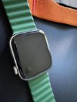 I Watch series 7 i rostfritt stål, milanese loop mm