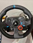 Logitech g29 ratt, pedlar och växelspak