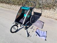 Cykelvagn Thule Chariot Lite 2 med tillbehör