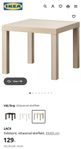 3 st Lack sidobord från IKEA