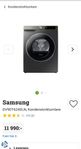 Helt ny Samsung DV90T6240LN torktumlare, originalförpacknin
