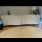 2st väggskåp Ikea Laxviken inkl glasskiva