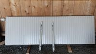 Radiator, tvåradig, vattenburen.