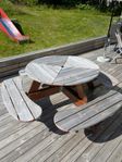Bänkbord, Picknickbord, Bord med bänkar