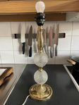 Lampfot i mässing, retro