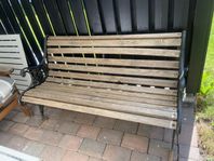Trädgårdssoffa gjutjärn