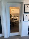 KALI Innerdörr kontor med glas 9x21