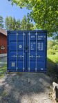 Isolerad 20ft container med el och diskbänk