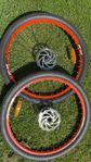 26” MTB-hjul med däck & skivor