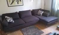 Soffa med divan