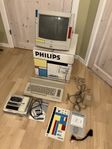 Commodore C64 + Philips CM8833-II med mera...