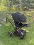 CYBEX PRIAM roseguld- sitt och liggdel