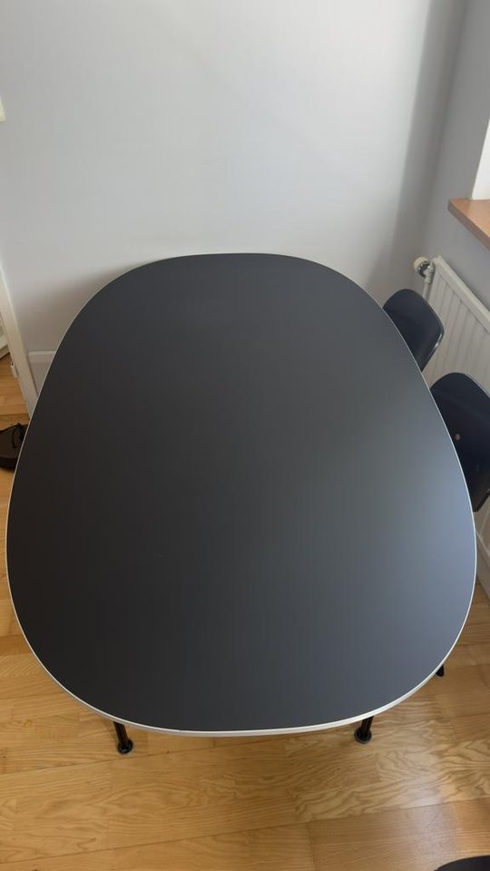 Superellips matbord 100 x 170 cm