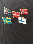 Norden pin flaggor