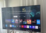 Samsung 75" 4K UHD LED TV med golvstativ