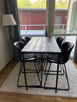 Mio barbord med stolar
