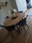 bord + 4 stolar