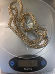 Kejsarlänk 18k, 161 gram, 64 cm.