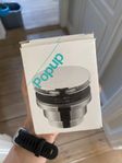 Tapwell Popup, bottenventil krom