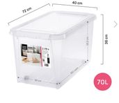 2 Förvaringslådor SmartStore Home 70 l 