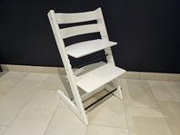 Stokke Tripp Trapp Vit 2010 Nyare Modell Barnstol