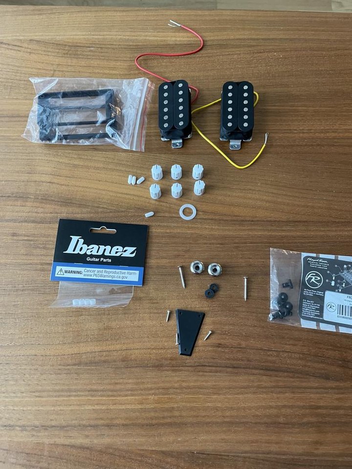 Gitarrdelar, blandat