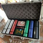 Pokerset i väska 