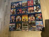 Inplastade Blu ray filmer och DVD filmer