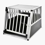 Begagnad hundbur i aluminium
