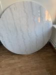 Matbord Justine 120 cm Runt Marmor
