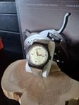 Vintage Swatch herrklocka med läderarmband