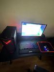 Gaming setup - RTX 3060 ti, 144hz skärm och gamingpaket