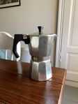 Moka kokare, kaffebryggare oanvänd