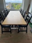 Matbord + stolar