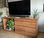Köpmanssdisk, hylla, förvaring, TV-bänk