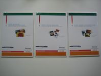 Fodral med 5 olika inplastade premium pappers buntar