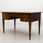 SKRIVBORD, sengustaviansk stil, mahogny, tidigt 1900-tal.