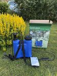 Backpack sprayer 15 liter med flera munstycken