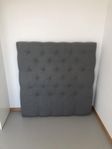 Sänggavel grå 120 cm