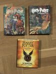 3 stycken Harry Potter böcker 