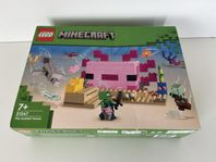 Lego 21247 - Minecraft axolotlhuset - oöppnat