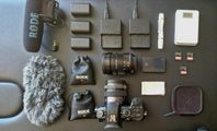 Panasonic GH5 + två objektiv med tillbehör