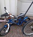 Cykel med stödpinne 